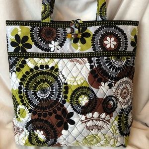 Vera Bradley Cocoa Moss Tote